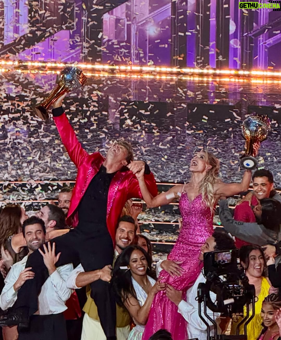 Witney Carson - 1.1 Million Likes - Your Season 34 Dancing with the Stars champs 😭🥹 Sharing this title with all my boys (this means you too @robertirwinphotography ) is the ultimate gift. When God’s plan looks different from the one you had in mind, trust Him- it’s always better than you imagined. 🤍

#dwts #dwtsfinale #finale #robertirwin #witneycarson