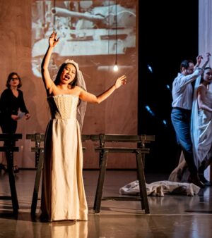 Yang Ge Instagram - Barocco last show in Paris
Director @kirillserebrennikov
Composer @_daniil.orlov_
Choreographer @evgend @este_van
Photo by @vahid.amanpour