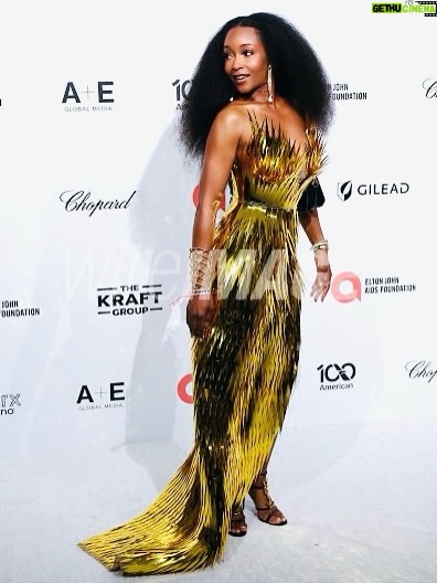 Yaya DaCosta - 4K Likes - There’s something so seductive about standing in a room full of dreams realized…
It’s the rhythm of my own wild dreams, seducing me onto the dance floor of actualization, with even more excitement, more urgency, and more passion! 
This is me following the pulse, draped in gold, celebrating the storytellers who dared and delivered…
Deep admiration for the gifted nominees and winners 👏🏾
What you create ripples far beyond this moment.
Let’s keep creating in service of a better world…
✨ 💃🏾 ✨