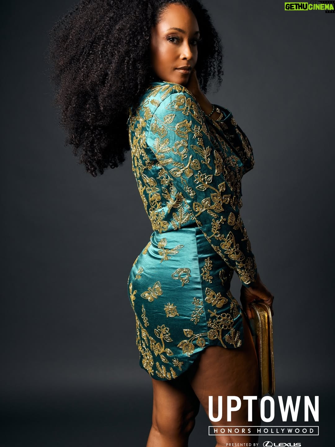 Yaya DaCosta - 6.8K Likes - One of my favorite things about award season is the family reunion vibes. 
Thank you, Uptown Honors @uptownmagazine 
and @lexususa for a beautiful night celebrating some of our most talented men in the business!
@mariovanpeebles 
@tayediggsinsta 
@noblewood 
@omarbensonmiller 
Congratulations, fellas! 👏🏾
And to the hostess with the mostess… @taibeau , you and @therealchrisspencer made the show rich with love and laughter!
Thank you.