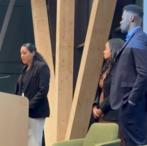Yaya DaCosta Instagram - To the Harvard Black Law Students Association, THANK YOU!
To every student and faculty member who challenged me with the most thought-provoking questions, thank you!
To my character, Andrea Freeman of “The Lincoln Lawyer”, thank you for the opportunity to play “make-believe” in a field that has fascinated me since undergrad at Brown.
And to that 20-year old version of myself, who could see herself on the stage of the United Nations just as much as on the stage of the Academy of Motion Picture Arts and Sciences… it’s all happening; thank you for staying the course.
To conference co-chairs Danielle Geathers and Christopher Egi, thank you so much for calling me in.
To former US Attorney General, Loretta Lynch, thank you for your fearless leadership across your extraordinary career (and for our encouraging talk in the green room!).
To all of the amazing speakers, it was an honor to share the stage with you.
And to the brilliant students devoting their time, energy and passion to the grueling process of law school… we need you!
As an artist and a dreamer, I know how important it is to align with the do-ers in positions of power, who’s task is to re-build, re-shape and re-structure systems, so that they can hold the new visions sustainably.
I feel so grateful and encouraged knowing that the future leaders of law, business, government, and civic life… look, sound, and feel like you.
🙏🏾