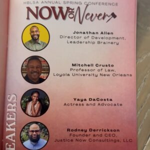 Yaya DaCosta Instagram - To the Harvard Black Law Students Association, THANK YOU!
To every student and faculty member who challenged me with the most thought-provoking questions, thank you!
To my character, Andrea Freeman of “The Lincoln Lawyer”, thank you for the opportunity to play “make-believe” in a field that has fascinated me since undergrad at Brown.
And to that 20-year old version of myself, who could see herself on the stage of the United Nations just as much as on the stage of the Academy of Motion Picture Arts and Sciences… it’s all happening; thank you for staying the course.
To conference co-chairs Danielle Geathers and Christopher Egi, thank you so much for calling me in.
To former US Attorney General, Loretta Lynch, thank you for your fearless leadership across your extraordinary career (and for our encouraging talk in the green room!).
To all of the amazing speakers, it was an honor to share the stage with you.
And to the brilliant students devoting their time, energy and passion to the grueling process of law school… we need you!
As an artist and a dreamer, I know how important it is to align with the do-ers in positions of power, who’s task is to re-build, re-shape and re-structure systems, so that they can hold the new visions sustainably.
I feel so grateful and encouraged knowing that the future leaders of law, business, government, and civic life… look, sound, and feel like you.
🙏🏾