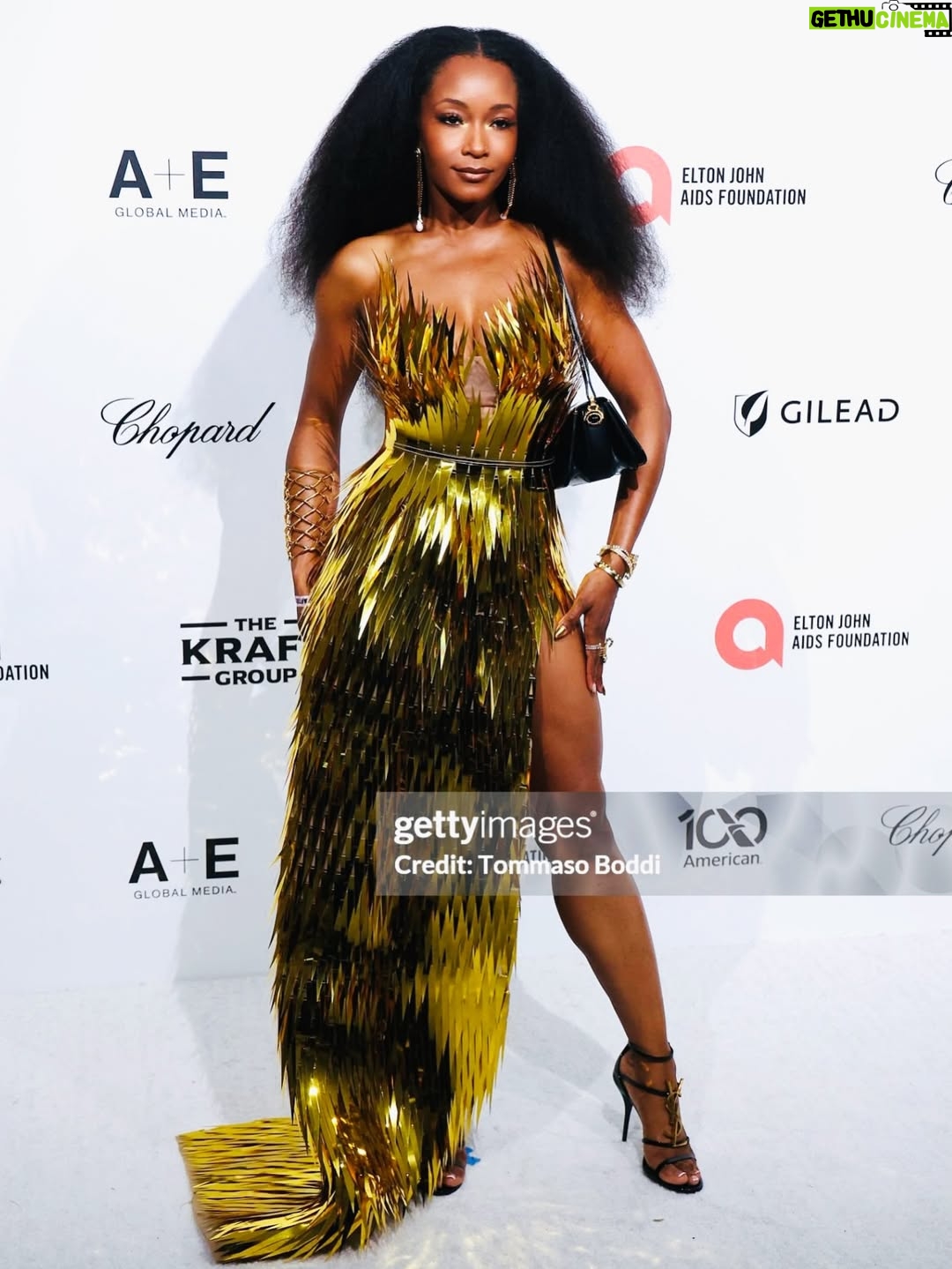 Yaya DaCosta - 4K Likes - There’s something so seductive about standing in a room full of dreams realized…
It’s the rhythm of my own wild dreams, seducing me onto the dance floor of actualization, with even more excitement, more urgency, and more passion! 
This is me following the pulse, draped in gold, celebrating the storytellers who dared and delivered…
Deep admiration for the gifted nominees and winners 👏🏾
What you create ripples far beyond this moment.
Let’s keep creating in service of a better world…
✨ 💃🏾 ✨