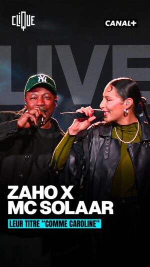 Zaho Instagram - Zaho et MC Solaar interprètent “Comme Caroline” en live dans Clique.